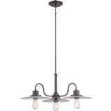Fleet Bronze Triple Pendant Light
